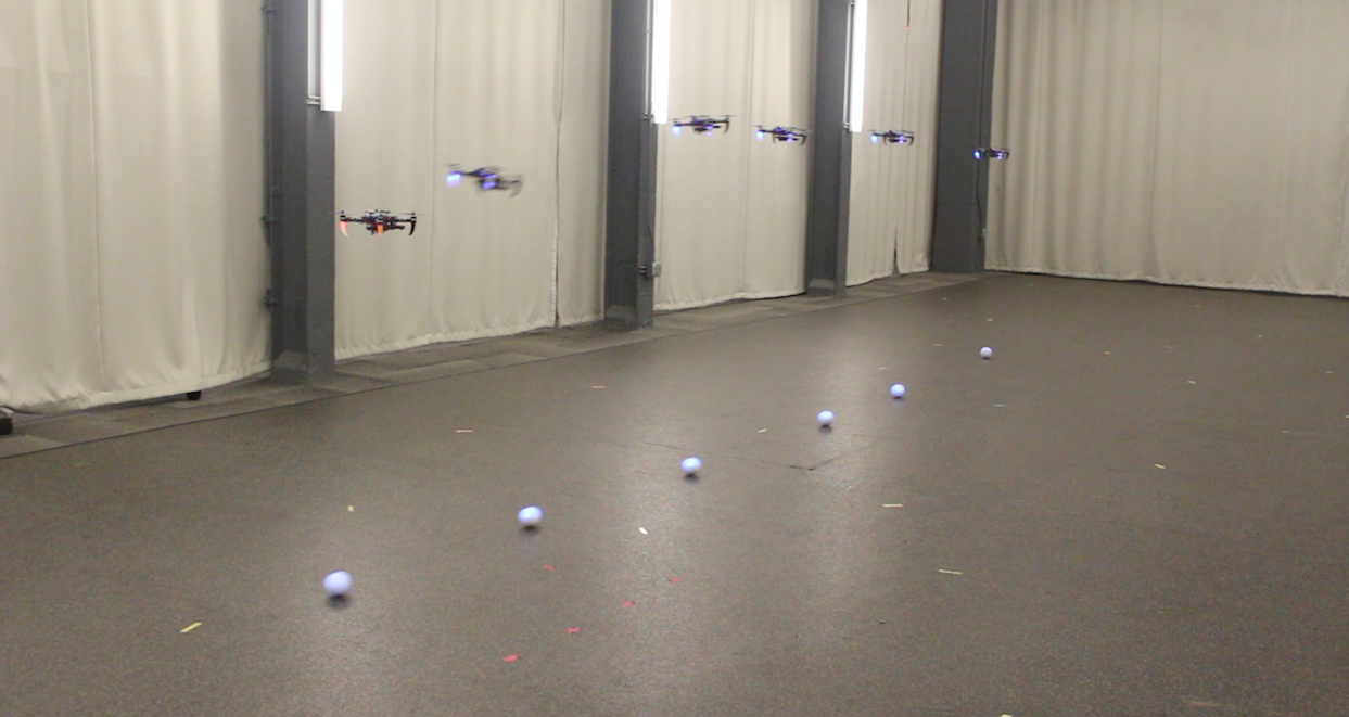 Stroboscopic Photograph of Moving Target Tracking